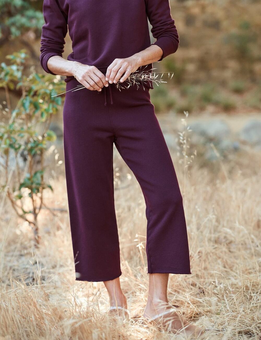Frank & Eileen Catherine Favorite Sweat Pant Oxblood Medium M
